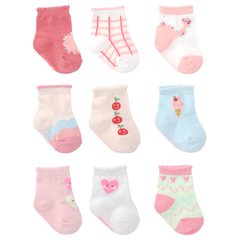 Kit 3 Meias Coloridas 00-15 Infantil Feminina Pimpolho - comprar online