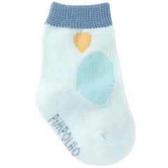 Kit 3 Meias Coloridas 00-15 Infantil Masculina Pimpolho