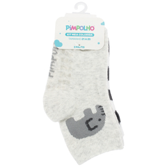 Kit 3 Meias Coloridas 21-25 Infantil Masculina Pimpolho na internet