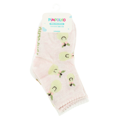 Kit 3 Meias Coloridas 26-30 Infantil Feminina Pimpolho - comprar online