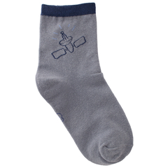 Kit 3 Meias Coloridas 35-38 Infantil Masculina Pimpolho