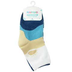 Kit 3 Meias Coloridas 26-30 Infantil Masculina Pimpolho