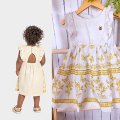 Vestido Linho Elegance - Cucundê Kids