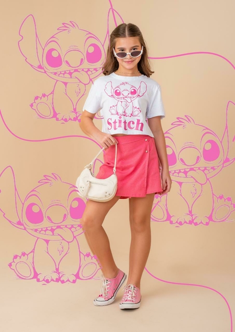 Conjunto Aloha Stitch Rosa