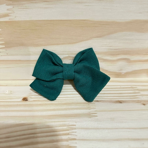 Laço em Linho Verde Liso