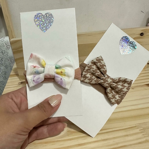 Faixa Laço Estampa Bebê