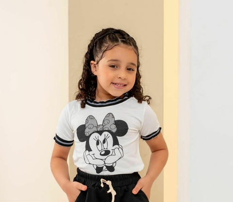 T-shirt Frufru Minnie Preta