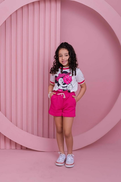 T-shirt Frufru Minnie Pink