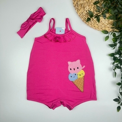Macacão Sorvetinho Cute com Faixinha - comprar online