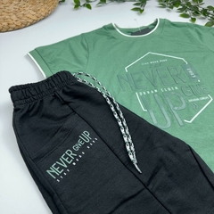 Conjunto Never Give UP - Cucundê Kids