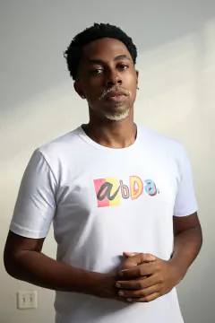 Camiseta Longline Abda Colors Branca