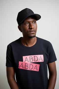 Camiseta Longline Abda Two Tracks Preto - ABDA CLOTHING