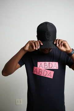 Camiseta Longline Abda Two Tracks Preto - ABDA CLOTHING