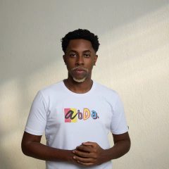 Camiseta Longline Abda Colors Branca - comprar online