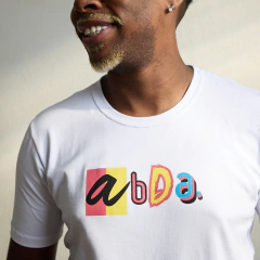 Camiseta Longline Abda Colors Branca na internet