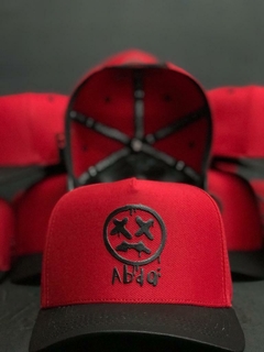 Boné Abda Red Ink Face