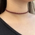 Choker Wine Glam
