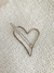 Hebilla corazón plata
