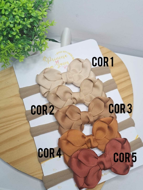 Laço Amor tons terrosos