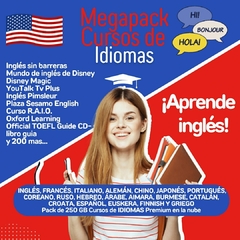 Pack de cursos de idiomas en internet
