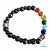 PULSEIRA JAPAMALA DOS 7 CHAKRAS - 27 CONTAS