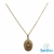 COLAR AROMATIZADOR PESSOAL OVAL 20 MM - DOURADA - SUNSHINE CRISTAIS