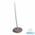 INCENSÁRIO MDF COLORIDO 7CM - loja online