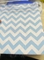 Corino Chevron Azul Bebê 1mt (C) x 1.40mt (L) Sintético - comprar online