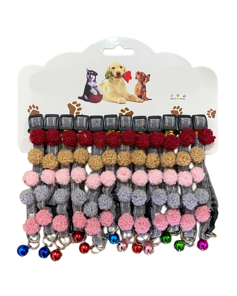 BLISTER COLLAR CON BOLITAS X 12 UNIDADES