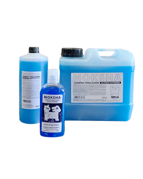 SHAMPOO TONALIZADOR BLANCO MOKSHA - comprar online