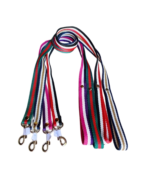 CORREAS DE PASEO CINTA RAYADA