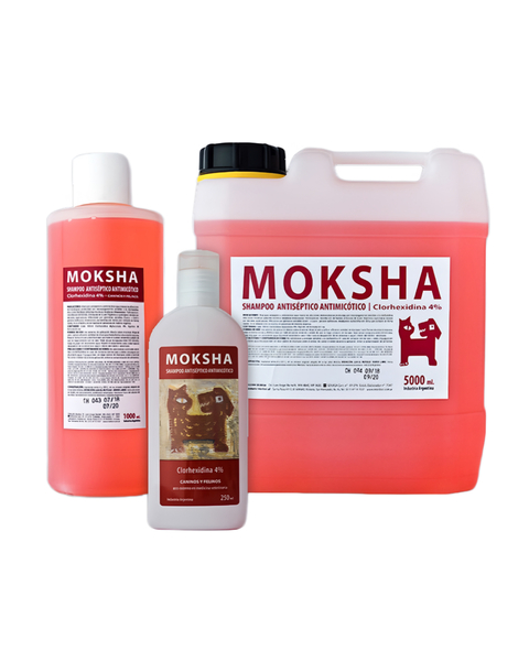 SHAMPOO ANTISEPTICO Y ANTIMICOTICO MOKSHA