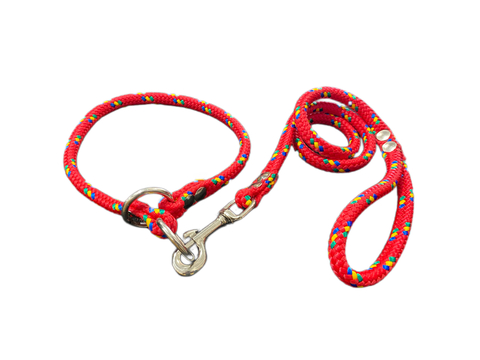 CORREA + COLLAR DE AHORQUE DE SOGA ALPINA