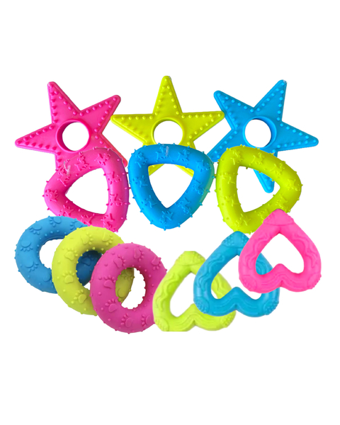 PACK - 12 JUGUETES DE GOMA