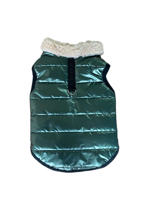 CHALECO DE MATELASSE METALIZADO