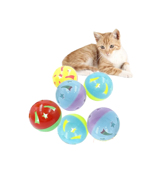 PELOTITAS PARA GATO x 6 unidades