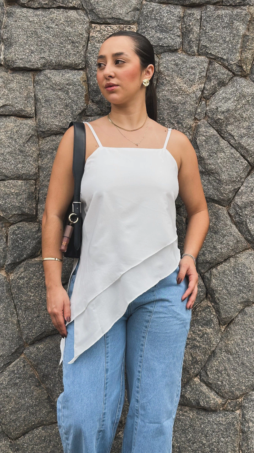 BLUSA ASSIMÉTRICA JASMIN