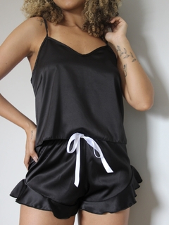 Pijama Aurora - Preto - comprar online