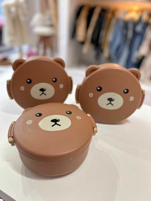 Lunchera my bear con set de cubiertos