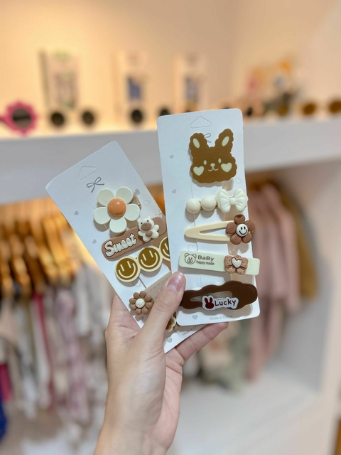 Hebillas Brown para el cabello