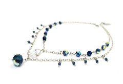 Collar doble azul profundo - comprar online