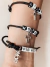 Pulsera/Tobillera cordón + dije - tienda online
