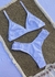BIKINI FLOR TEXTURADA - comprar online