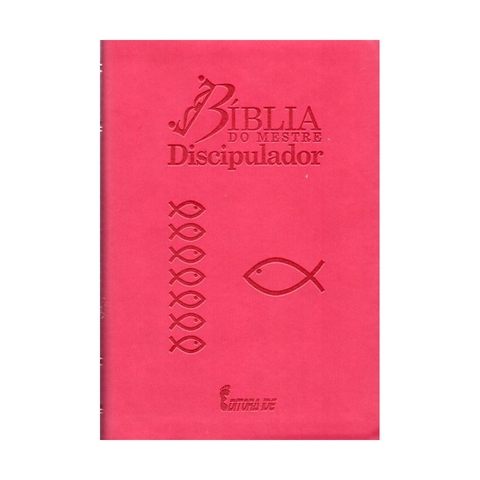 BIBLIA DO MESTRE DISCIPULADOR LUXO ROSA
