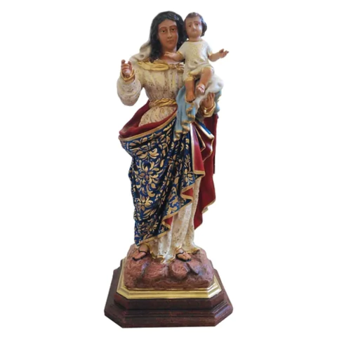 Nossa Senhora do Rosário - Simples ou Trabalhada - 50cm - comprar online
