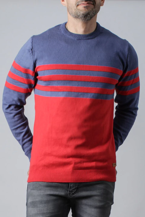 SWEATER COMBINADO RAYAS (3900853) - comprar online