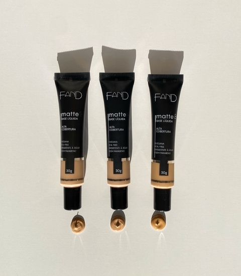 FAND Base líquida Matte Alta Cobertura 30g Cor: 2.75