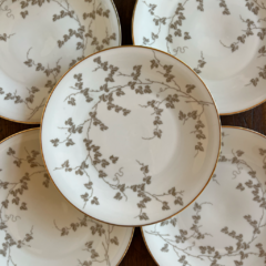 5 PLATOS DE POSTRE DE PORCELANA BAVARIA en internet