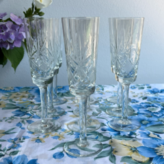 10 COPAS DE CRISTAL SÚPER TALLADAS