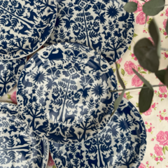 6 PLATOS PLAYOS OTOMÍ DE PORCELANA DE 26 CM DE DIÁMETRO - tienda online